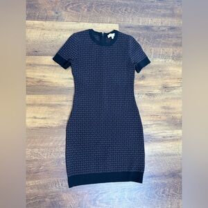 Michael Kors Fitted Monogram Dress